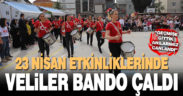 Denizli’de 23 Nisan kutlamalarında bandoyu veliler çaldı