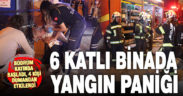 Bodrum katta yangın: Dumanlar tüm binayı sardı