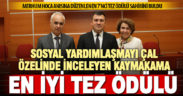 PAÜ’nün 7. Tez Ödülü kaymakam Burak Dertlioğlu’nun oldu