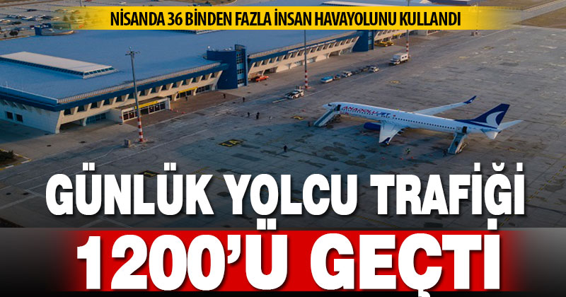 Denizli’de bir ayda 36 binden fazla insan havayolu ile yolculuk etti