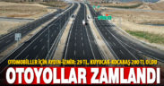 Otoyollara zam geldi