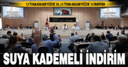 Denizli’de suya en az yüzde 10, en fazla yüzde 30 indirim yapıldı