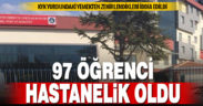 Çivril’de 97 öğrenci yedikleri yemekten zehirlendi
