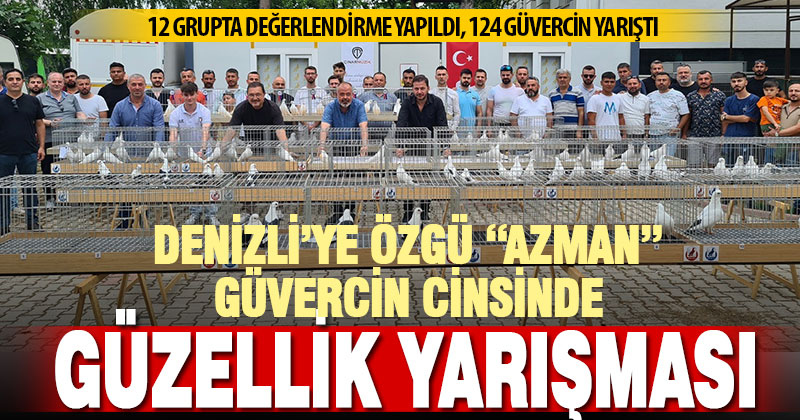 En güzel güvercinler birincilik için yarıştı
