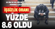Türkiye’de Nisan’da işsizlik yüzde 8.6 oldu