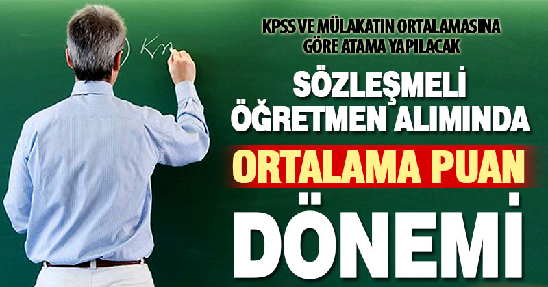 Sözleşmeli öğretmen istihdamında mülakat puanına ilişkin değişiklik Resmi Gazete’de
