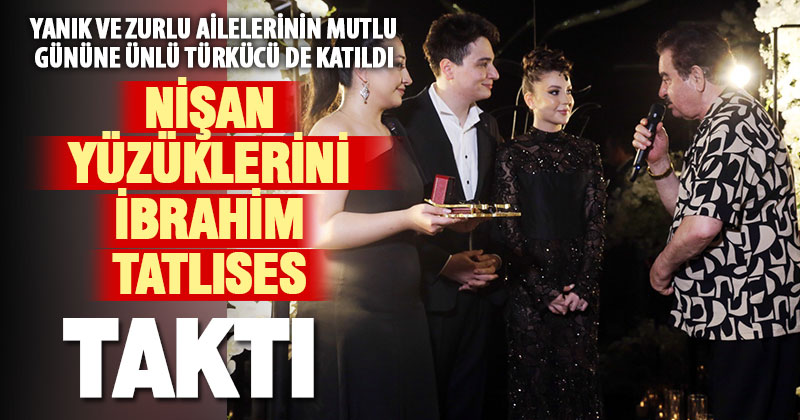 Ünlü türkücü İbrahim Tatlıses, nişan töreni için Denizli’ye geldi