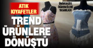 Öğrenciler, atık kıyafetlerden sürdürülebilir ürünler üretti