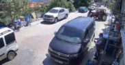 Traktörle motosiklet böyle çarpıştı