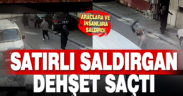 Denizli’de satırlı saldırgan dehşet saçtı