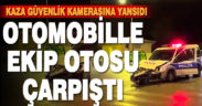 Denizli’de polis otosu ile otomobil çarpıştı