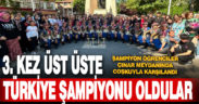 Denizlili öğrenciler 3. kez üst üste Türkiye şampiyonu oldu