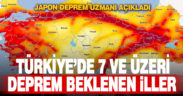 Japon uzman uyardı: 7 ve üzerinde deprem olması beklenen iller