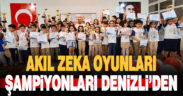 Akıl zeka oyunları Türkiye 1.’leri Denizli’den