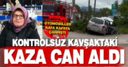 Acıpayam’da otomobiller çarpıştı 1 kişi öldü