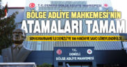 Denizli Bölge Adliye Mahkemesi’nin kadrosu son kararname ile tamamlandı: Denizli’ye 106 hakim ve savcı atandı