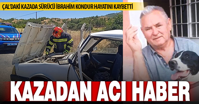 Kazada ağır yaralanan sürücü hayatını kaybetti