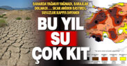 Kurak geçen bahar, kurak bir yaz bıraktı: Bu yıl su çok kıt