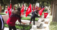 Öğrenciler şehitliği ziyaret etti