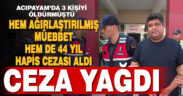 Ayrılmak isteyen eşini takip edip 3 kişiyi öldüren sanığa ceza yağdı