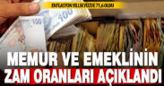 Enflasyon oranları açıklandı: Memur ve emeklilerin zam oranları belli oldu