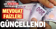 Mevduat faizleri güncellendi: 1 ayda 42 bin lira net faiz getirisi