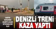 Bariyer kapalıyken karşıya geçmeye çalışan 2 kişiye tren çarptı: 1 ölü, 1 yaralı