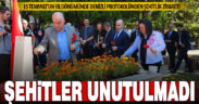 Denizli protokolü 15 Temmuz’da şehitleri unutmadı