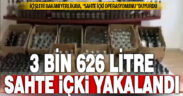 Denizli’de sahte içki üreticilerine operasyon