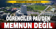 PAÜ, öğrenci memnuniyet anketinde sıralamaya giremedi