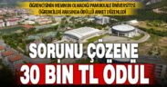Öğrencilerini memnun edemeyen Pamukkale Üniversitesinden 30 bin lira ödül koydu