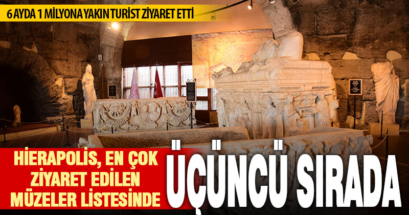 Hierapolis Müzesi, 2024’ün ilk yarısında en çok ziyaret edilen üçüncü müze oldu