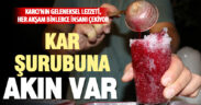 Sıcaktan bunalanlar, Karcı’nın dağ havası ve kar şurubu ile serinliyor