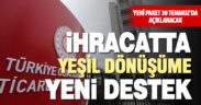 İhracatta yeşil dönüşüme yönelik yeni destek paketi 30 Temmuz’da açıklanacak