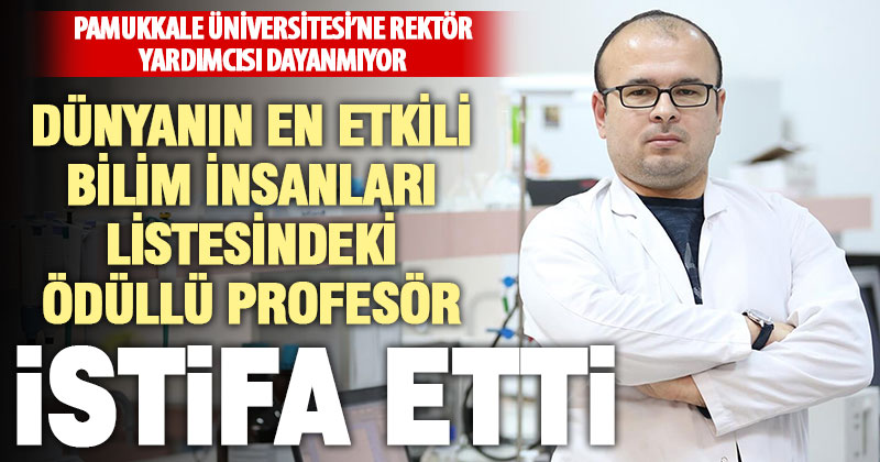 Başarılı bilim insanı Prof.Dr. Necip Atar, PAÜ’de rektör yardımcılığından istifa etti