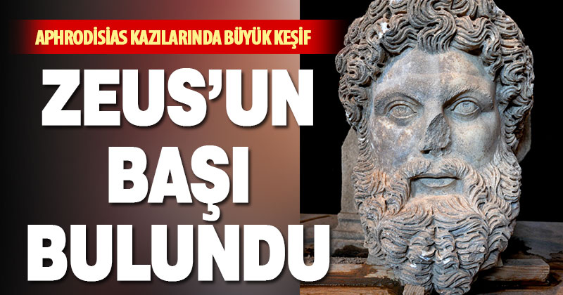Aphrodisias Antik Kenti’nde “kolosal Zeus başı” bulundu