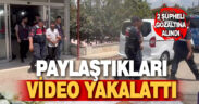 Hırsızlık şüphelilerini sosyal medyadan paylaştıkları video yakalattı