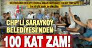Sarayköy Belediyesi, mültecilere verilecek hizmete 100 kat zam yaptı