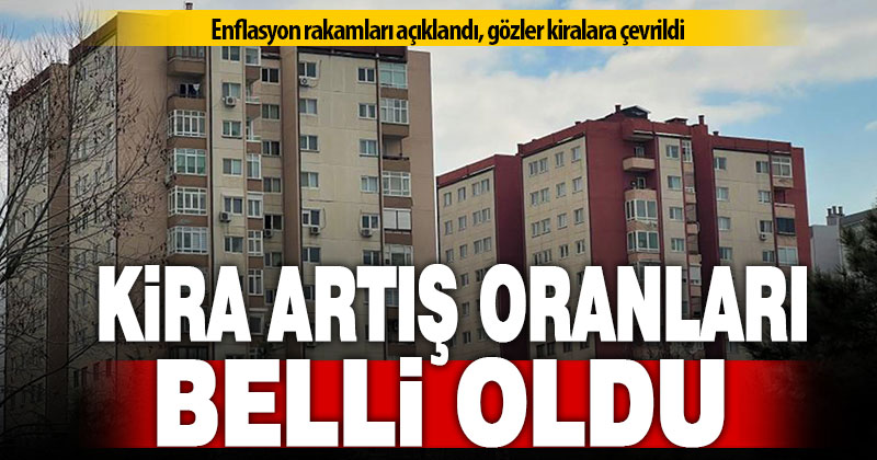 Ağustos ayı için kira artış oranı yüzde 65,93 olarak gerçekleşti.