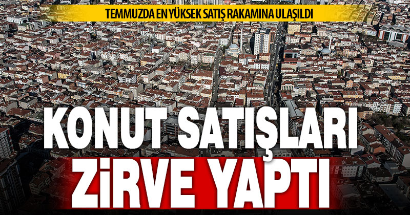 Denizli’de temmuzdaki konut satışları yılın zirvesine ulaştı