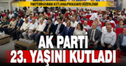 Denizli AK Parti’de 23’ncü yaş coşkusu yaşandı