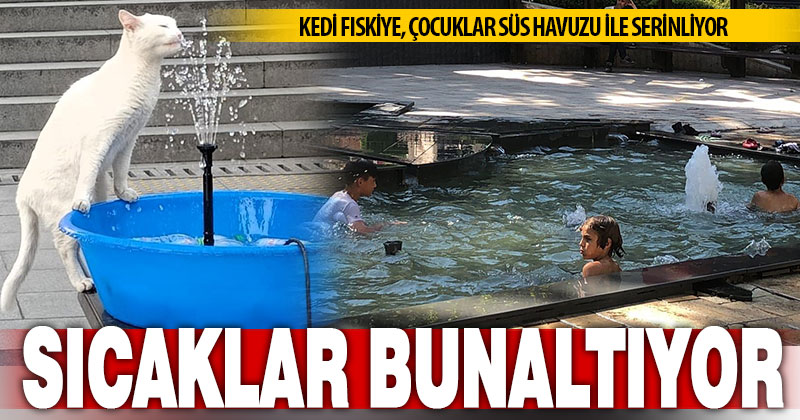 Denizli’de mevsim normallerinin üzerindeki sıcak bunaltıyor