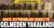 Piyasa değeri 1 milyon TL’nin üzerinde 1 ton 760 litre sahte zeytinyağı ele geçirildi
