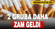 Sigaraya peş peşe zam