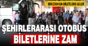 Şehirlerarası otobüs biletlerine zam
