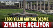 Tripolis’in en prestijli yapısı olan 15 metrelik Anıtsal Çeşme ziyarete açılıyor