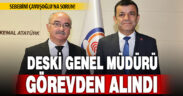 DESKİ Genel Müdürü Prof.Dr. Ali Aydın 4,5 ayda görevden alındı