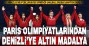 Denizlili iki sporcunun olduğu Goalball Milli Takımı Paris’te altın madalya kazandı