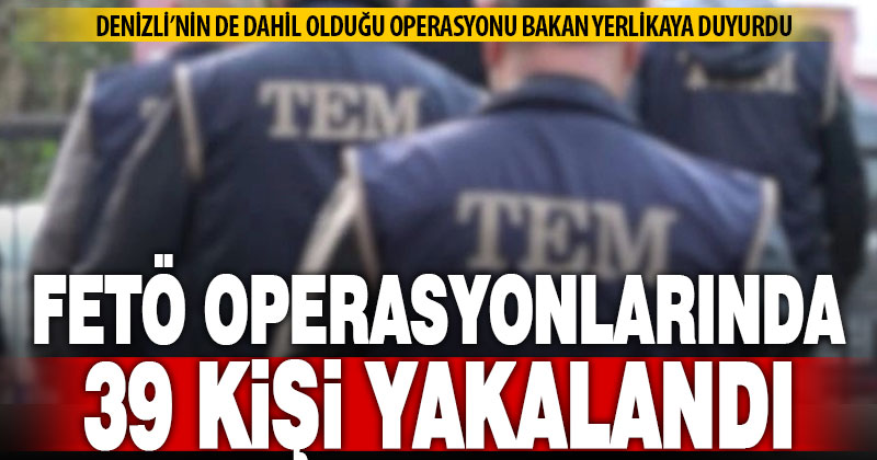 17 ilde FETÖ’ye yönelik düzenlenen “Kıskaç-27” operasyonlarında 39 şüpheli yakalandı