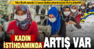 Kadın istihdamı, yılın ilk 6 ayında 2,5 puan birden arttı